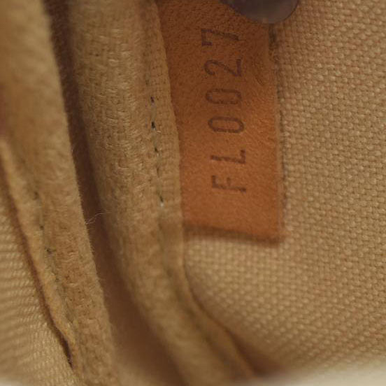 $825 Louis Vuitton  Damier Azur Mini Pochette Accessories FL0027