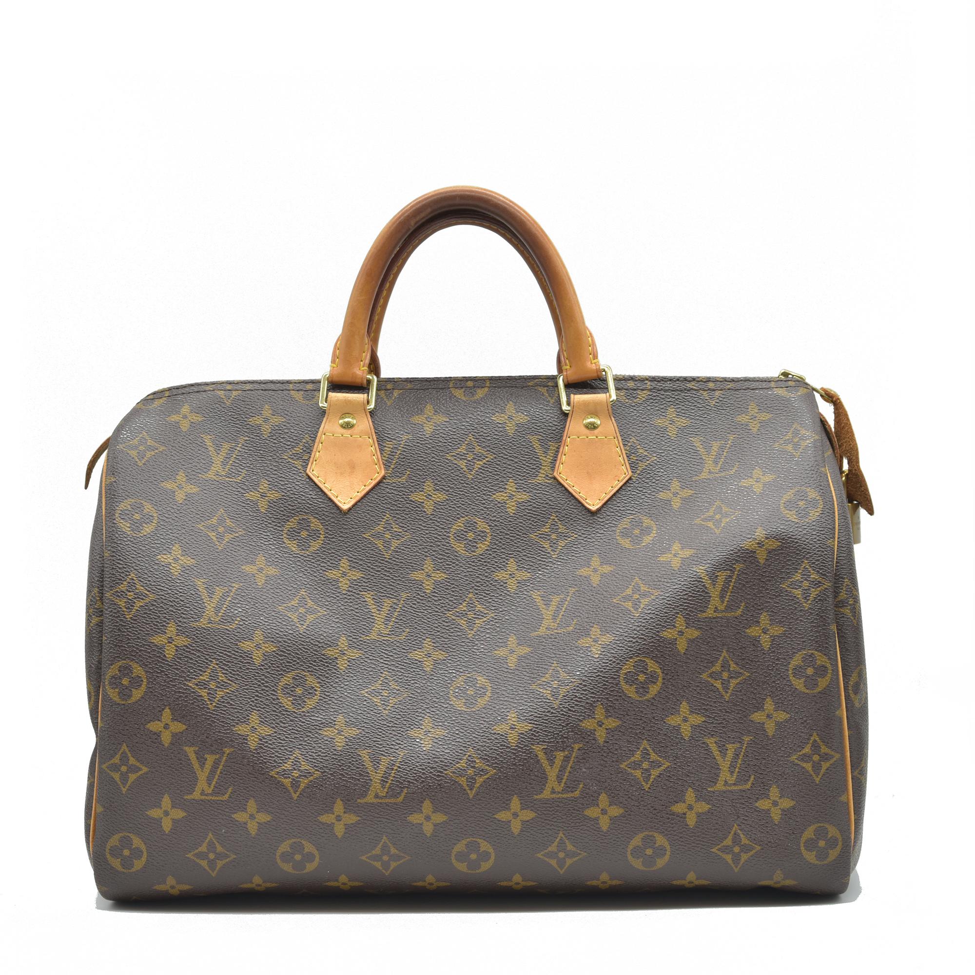 $1700 Louis Vuitton Monogram Speedy 35 SD3191 2011