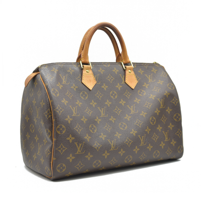 $1700 Louis Vuitton Monogram Speedy 35 SD3191 2011