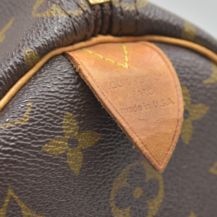 $1700 Louis Vuitton Monogram Speedy 35 SD3191 2011