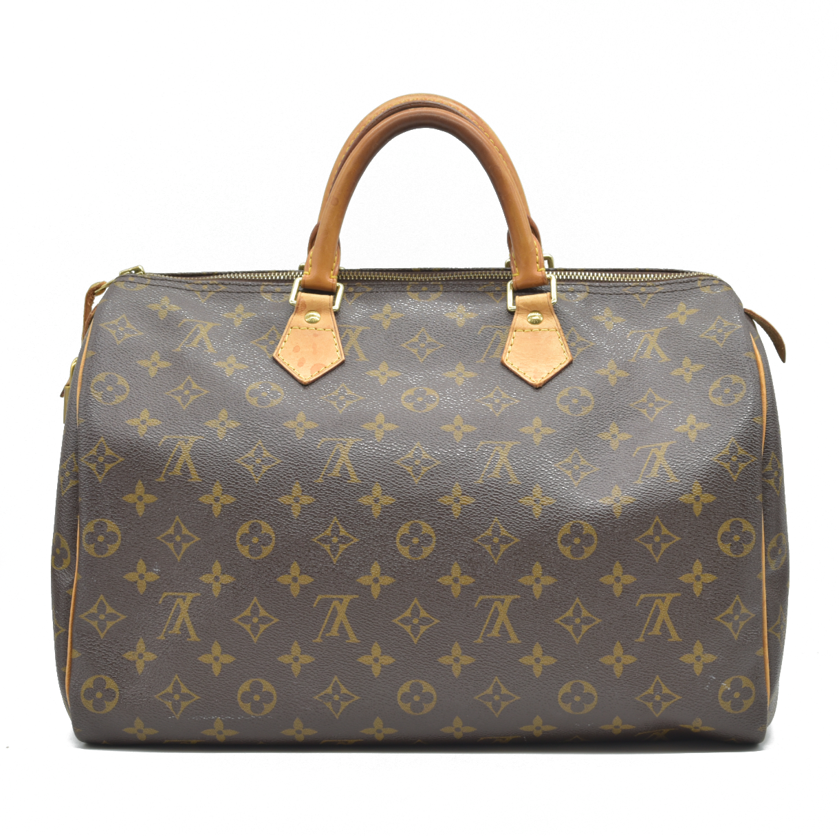 $1700 Louis Vuitton Monogram Speedy 35 SD3191 2011