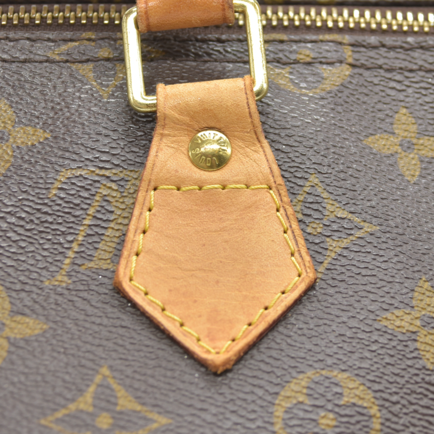 $1700 Louis Vuitton Monogram Speedy 35 SD3191 2011