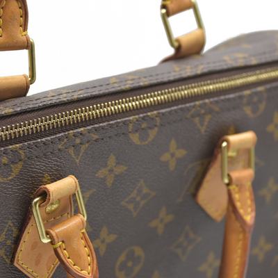 $1700 Louis Vuitton Monogram Speedy 35 SD3191 2011