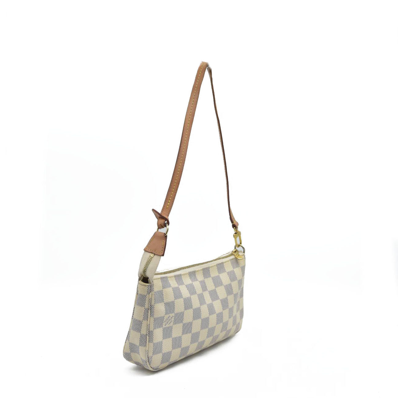 $1290 Louis Vuitton Damier Azur Pochette Accessoires NM MB2169