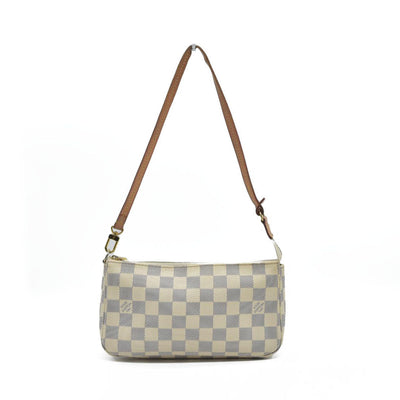 $1290 Louis Vuitton Damier Azur Pochette Accessoires NM MB2169