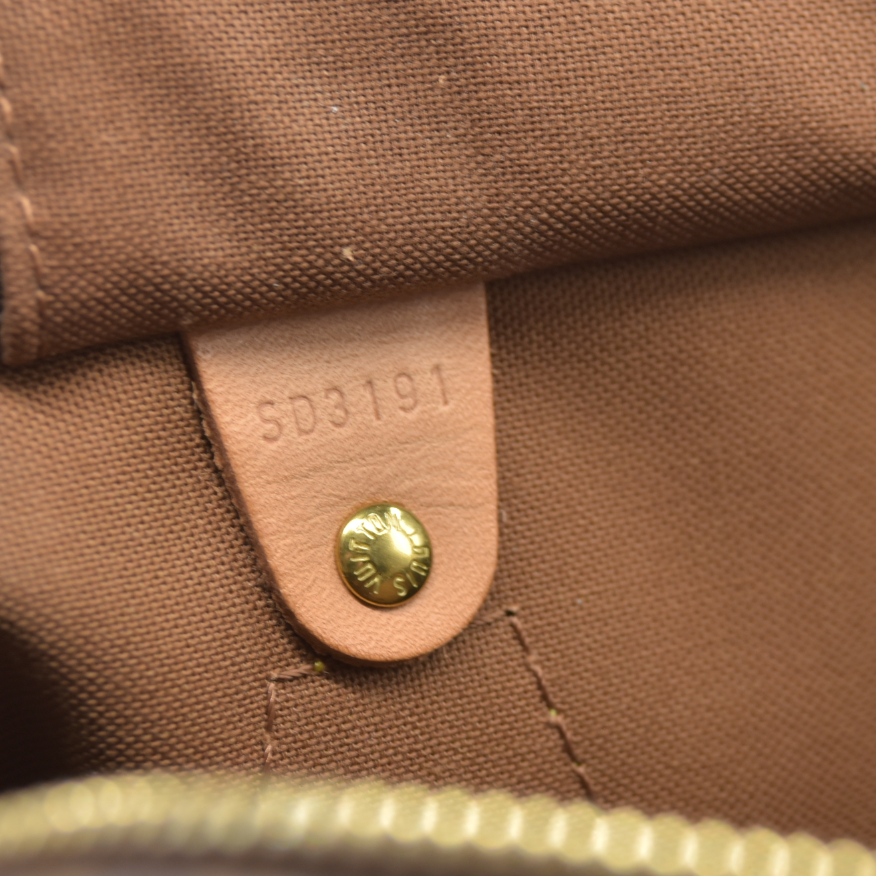 $1700 Louis Vuitton Monogram Speedy 35 SD3191 2011