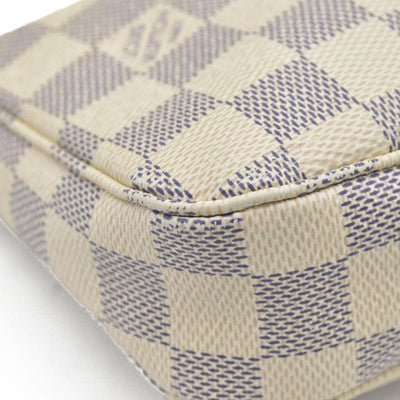 $1290 Louis Vuitton Damier Azur Pochette Accessoires NM MB2169