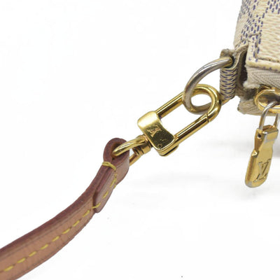 $1290 Louis Vuitton Damier Azur Pochette Accessoires NM MB2169