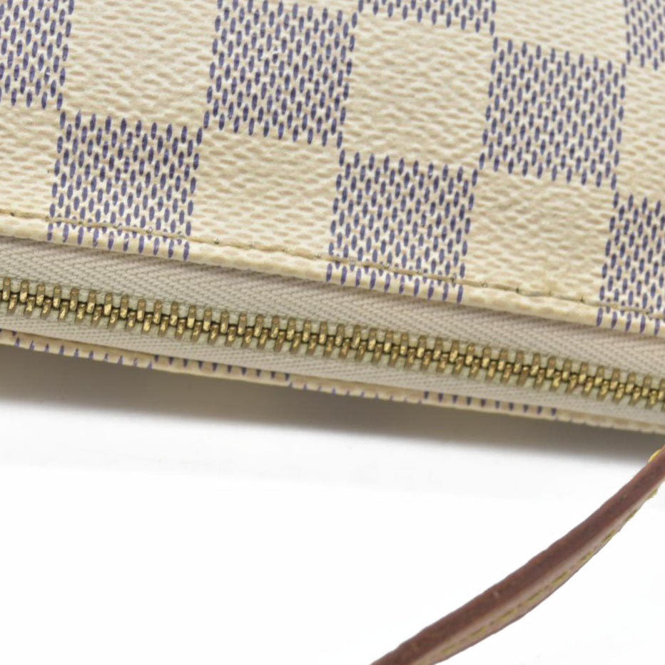 $1290 Louis Vuitton Damier Azur Pochette Accessoires NM MB2169