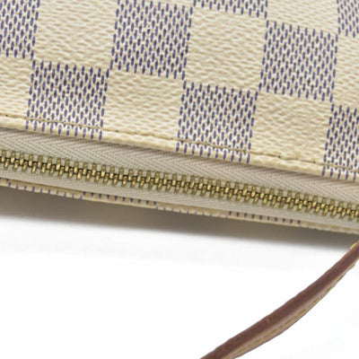 $1290 Louis Vuitton Damier Azur Pochette Accessoires NM MB2169