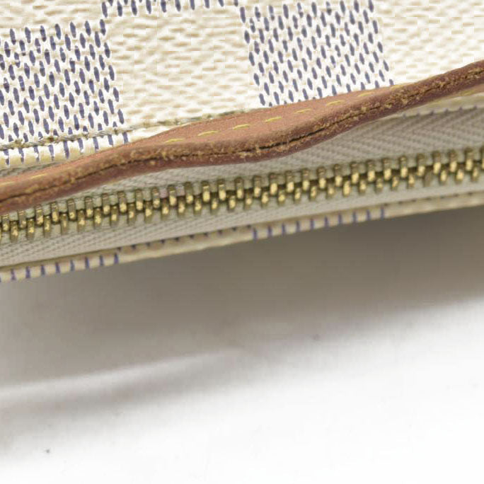 $1290 Louis Vuitton Damier Azur Pochette Accessoires NM MB2169