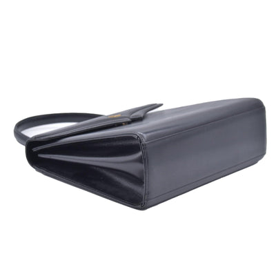 $1350 GIVENCHY Smooth Calfskin 4G Logo Flap Top Handle Bag Black CONSIGNMENT 10021220