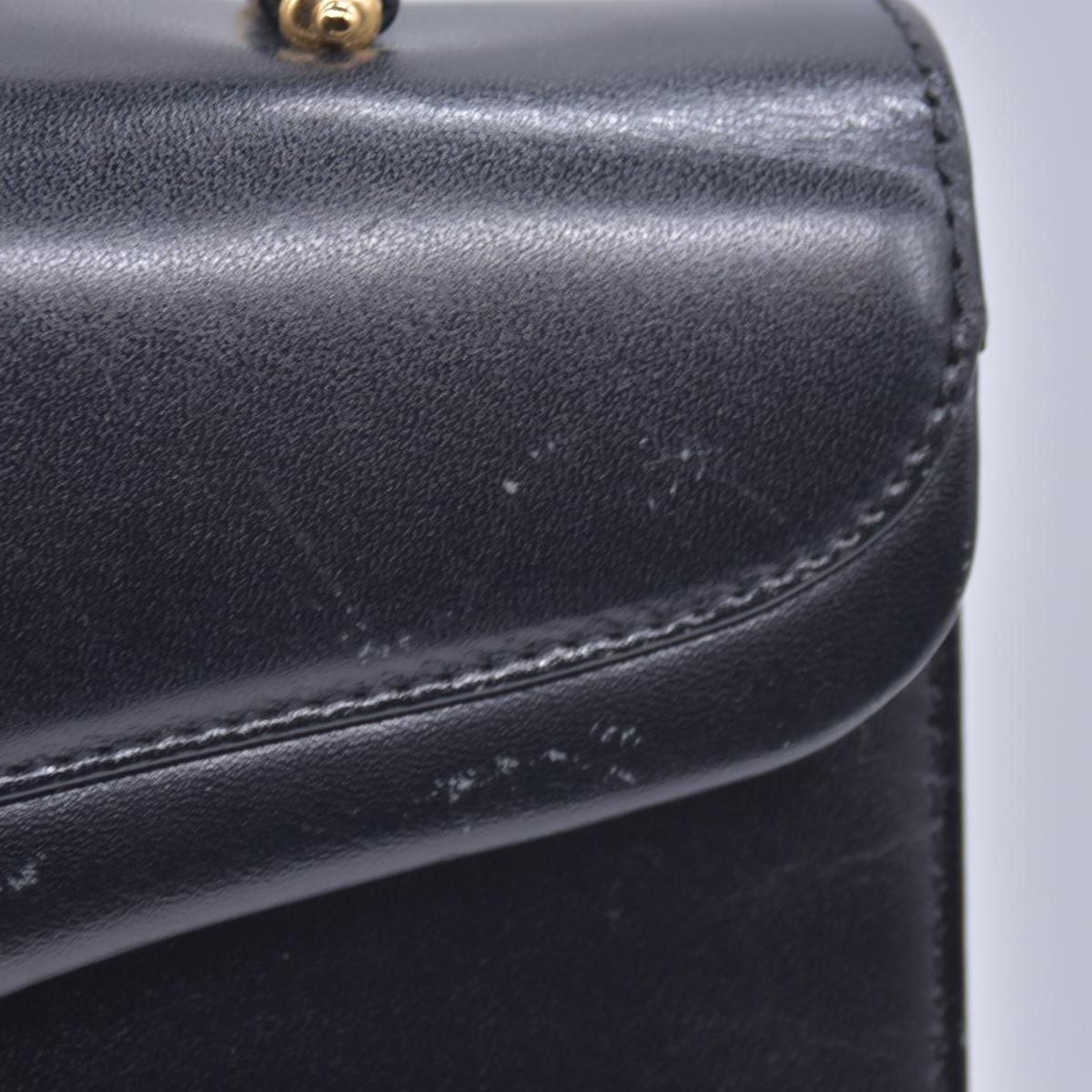$1350 GIVENCHY Smooth Calfskin 4G Logo Flap Top Handle Bag Black CONSIGNMENT 10021220