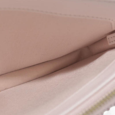$4500 Chanel  Canvas Small Deauville Clutch With Chain Pink