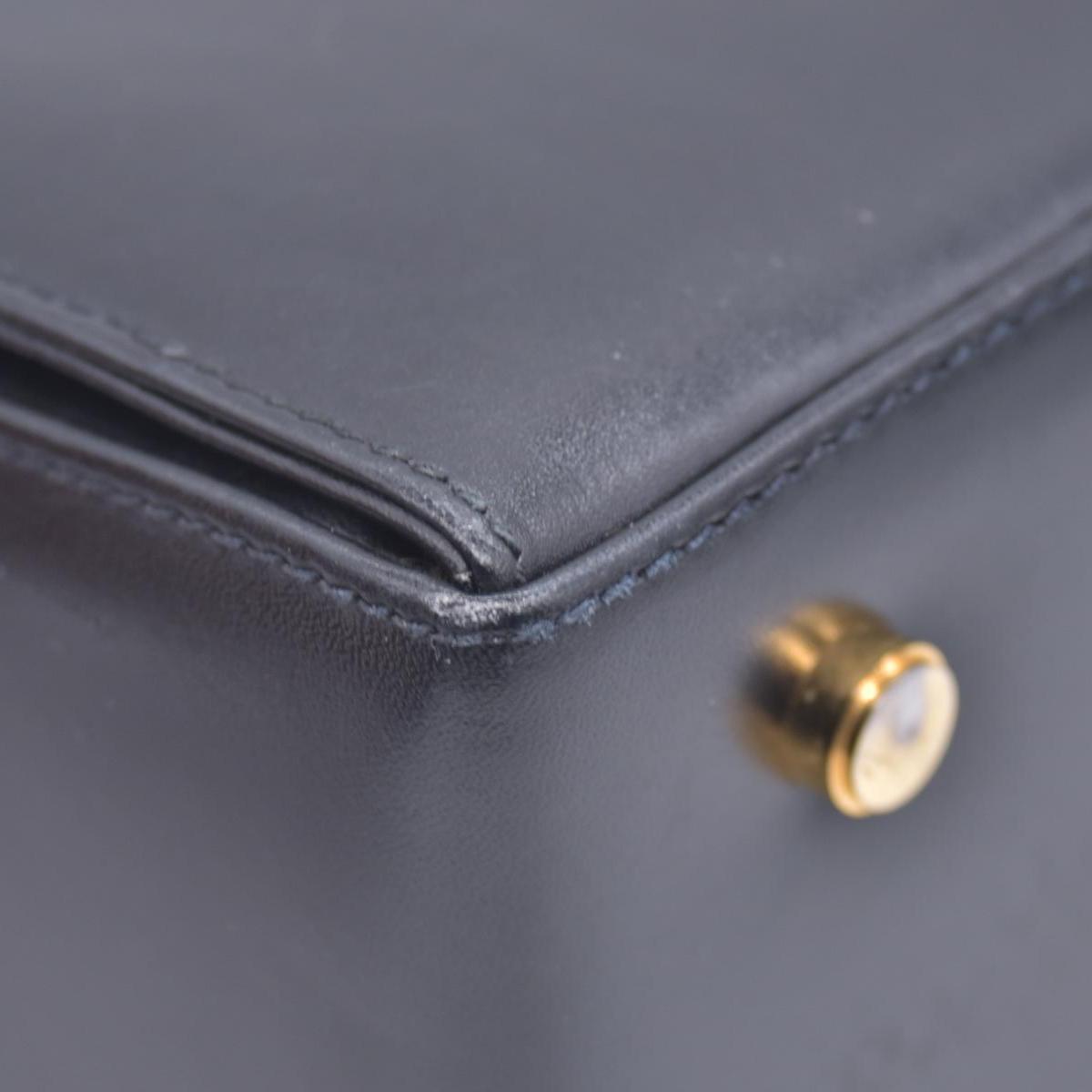 $1450 SALVATORE FERRAGAMO Smooth Calfskin Gancini Top Handle Bag CONSIGNMENT 10021181