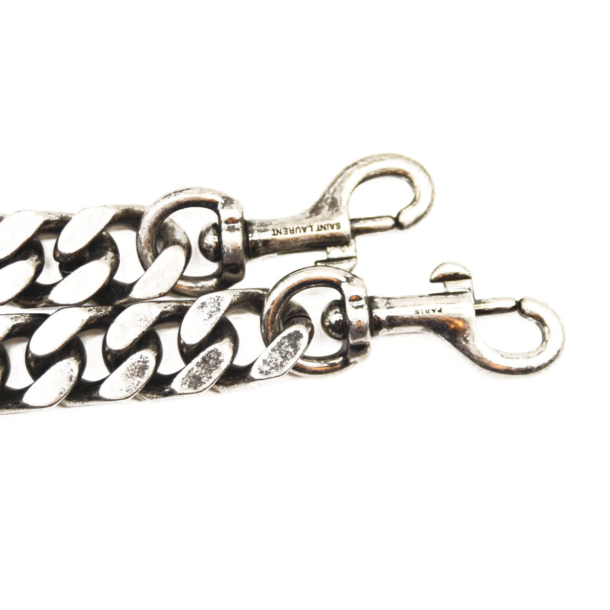 SAINT LAURENT Sheepskin Matelasse Chevron Monogram Medium College Bag Rouge Legion