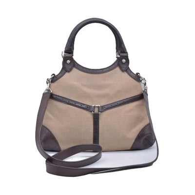 $1650 Gucci GG Web Canvas Reins Bag CONSIGNMENT 10021217