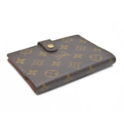 $505 Louis Vuitton Monogram Agenda PM Notebook Cover Brown CA1919