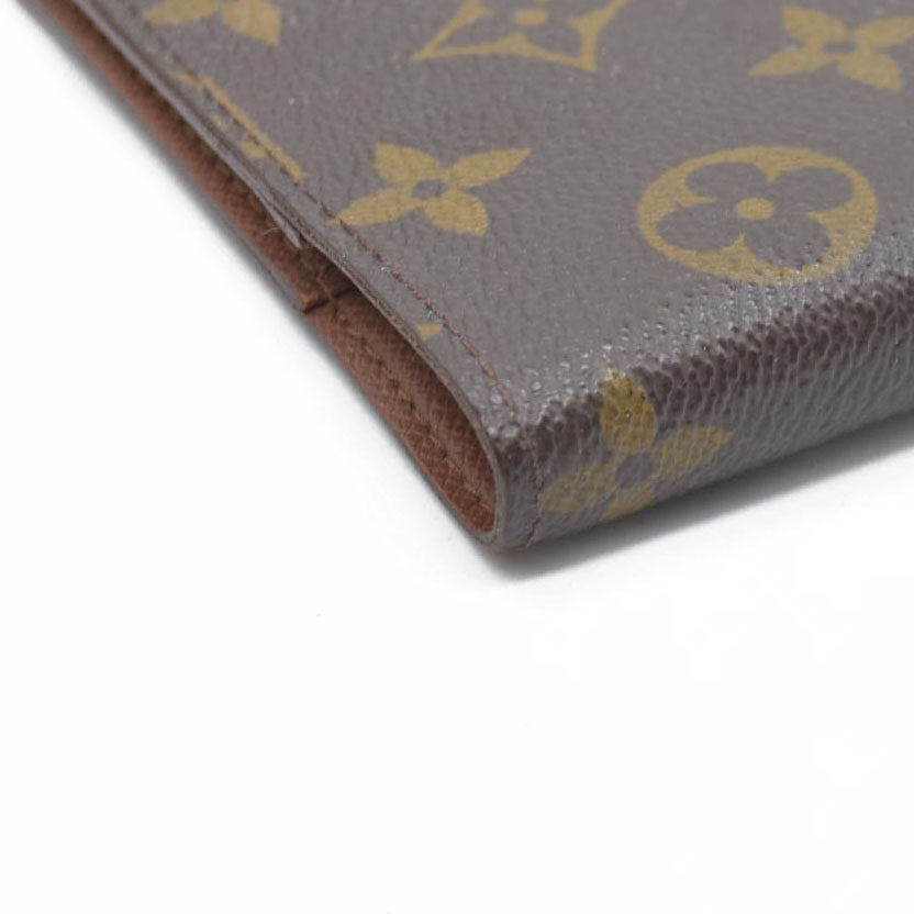 $505 Louis Vuitton Monogram Agenda PM Notebook Cover Brown CA1919