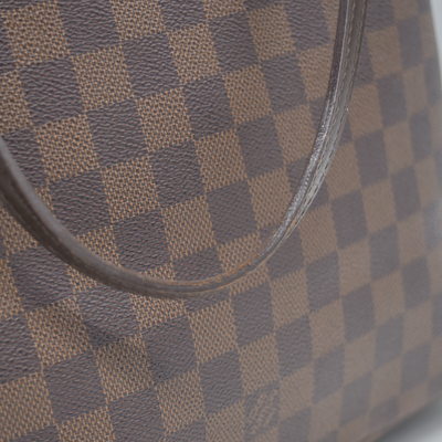$2240 2010 Louis Vuitton Neverfull MM Damier Ebene  CA0190