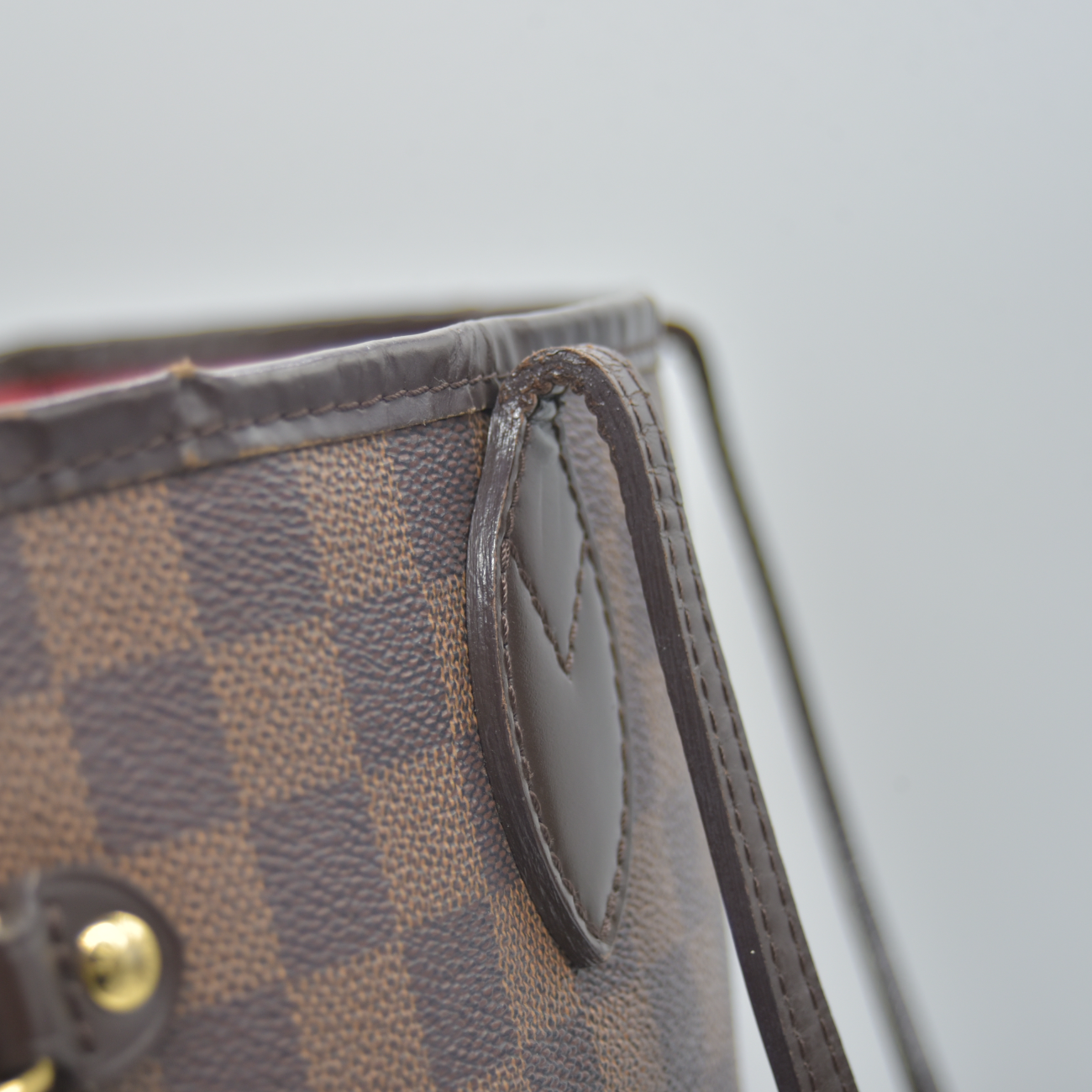 $2240 2010 Louis Vuitton Neverfull MM Damier Ebene  CA0190