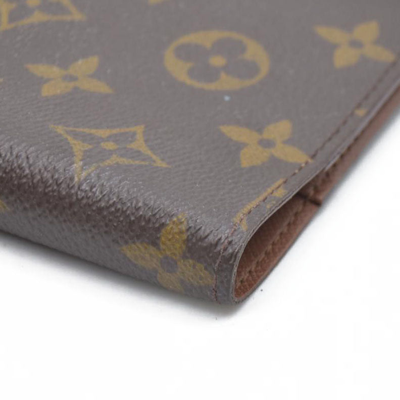 $505 Louis Vuitton Monogram Agenda PM Notebook Cover Brown CA1919