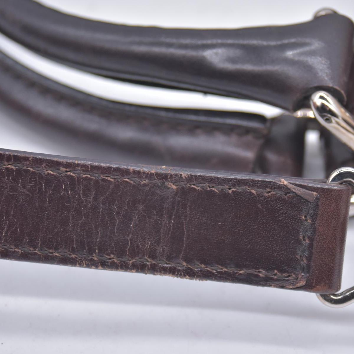 $1650 Gucci GG Web Canvas Reins Bag CONSIGNMENT 10021217