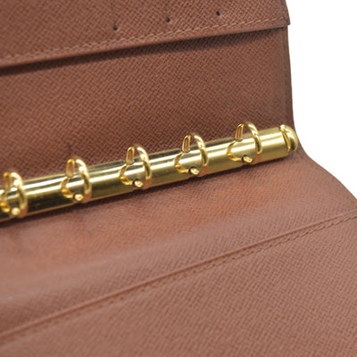 $505 Louis Vuitton Monogram Agenda PM Notebook Cover Brown CA1919