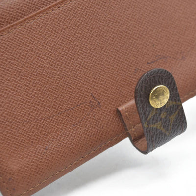 $505 Louis Vuitton Monogram Agenda PM Notebook Cover Brown CA1919