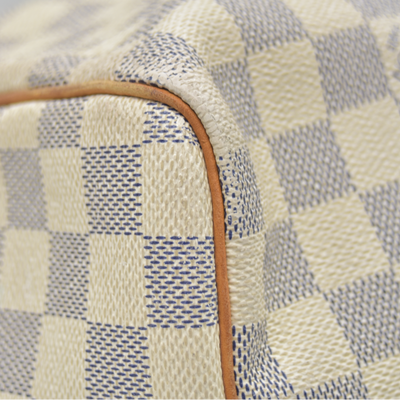 $1550 2010 Louis Vuitton Speedy 30 Damier Azur DU1170