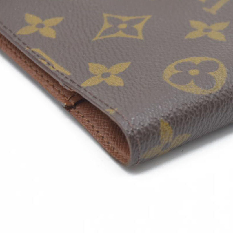 $505 Louis Vuitton Monogram Agenda PM Notebook Cover Brown CA1908