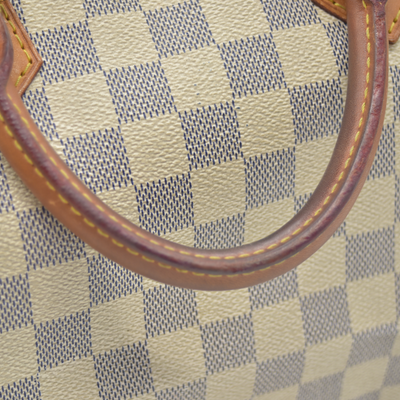 $1550 2010 Louis Vuitton Speedy 30 Damier Azur DU1170
