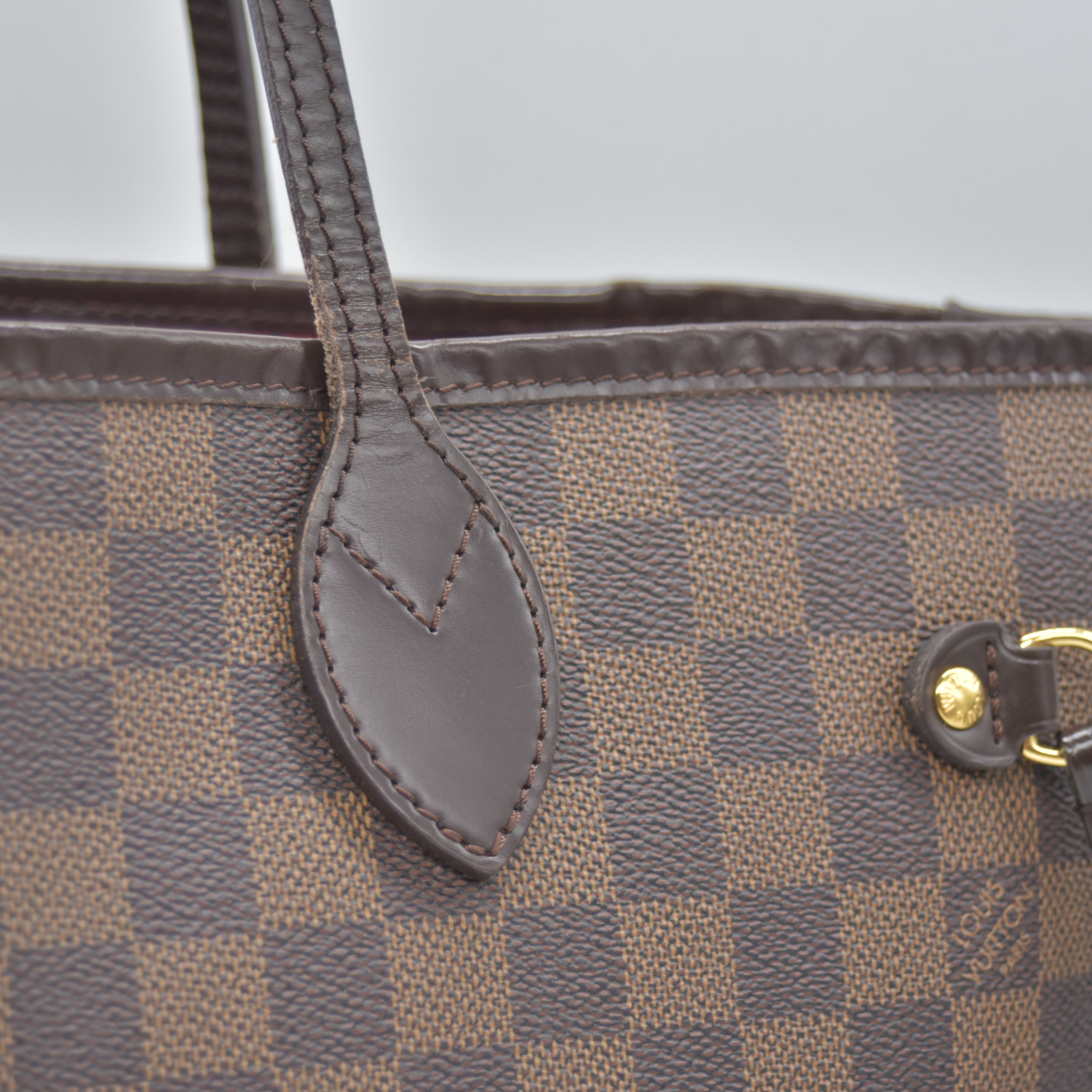 $2240 2008 Louis Vuitton Damier Ebene Neverfull MM SP2088
