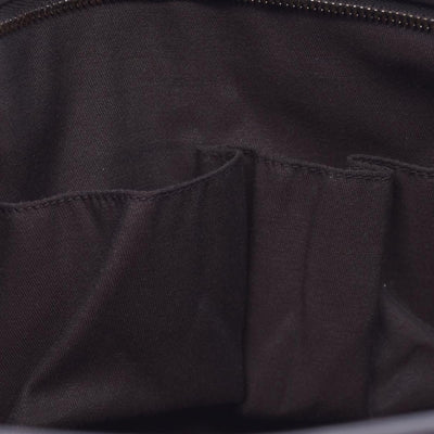 $1350 Gucci GG Supreme Monogram Medium Zippered Tote Dark Brown CONSIGNMENT 10021244