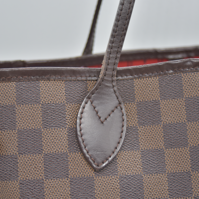 $2240 2008 Louis Vuitton Damier Ebene Neverfull MM SP2088