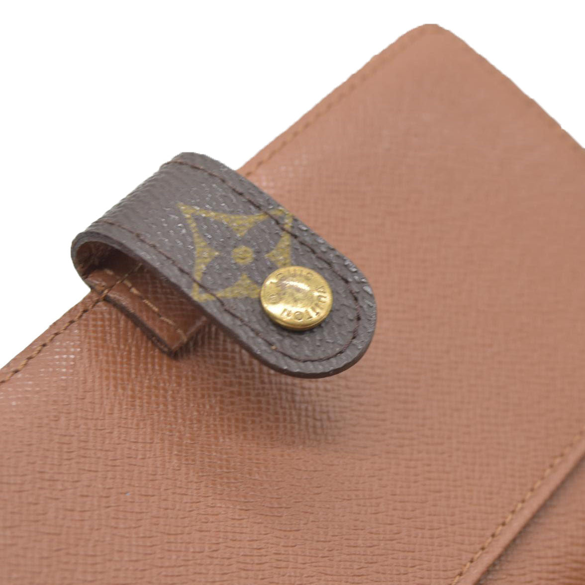 $505 Louis Vuitton Monogram Agenda PM Notebook Cover Brown CA1908