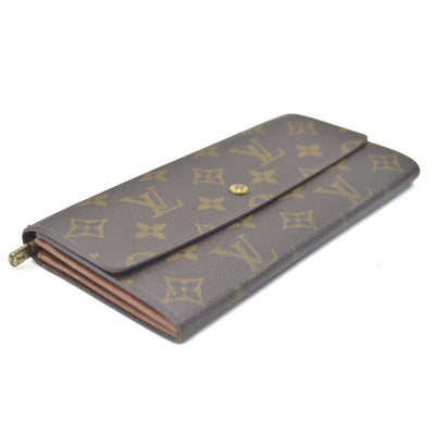 Louis Vuitton $725 Monogram Portefeiulle Sarah Long Bifold Wallet AN1920