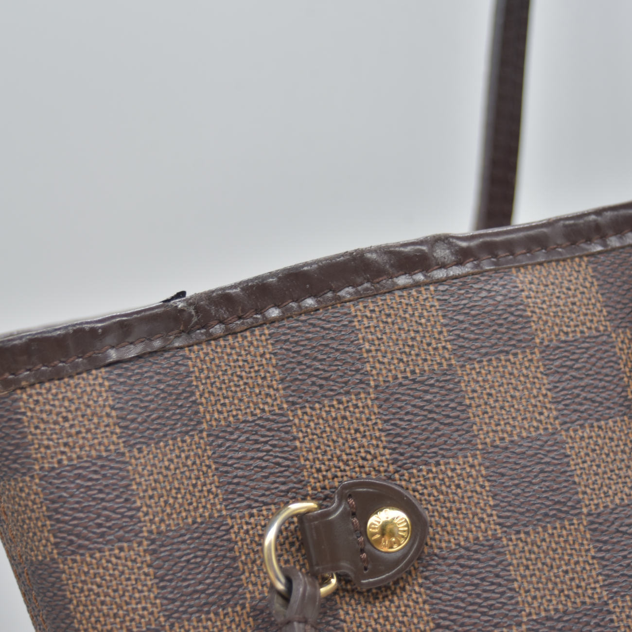 $2240 2008 Louis Vuitton Damier Ebene Neverfull MM SP2088