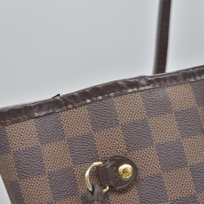 $2240 2008 Louis Vuitton Damier Ebene Neverfull MM SP2088