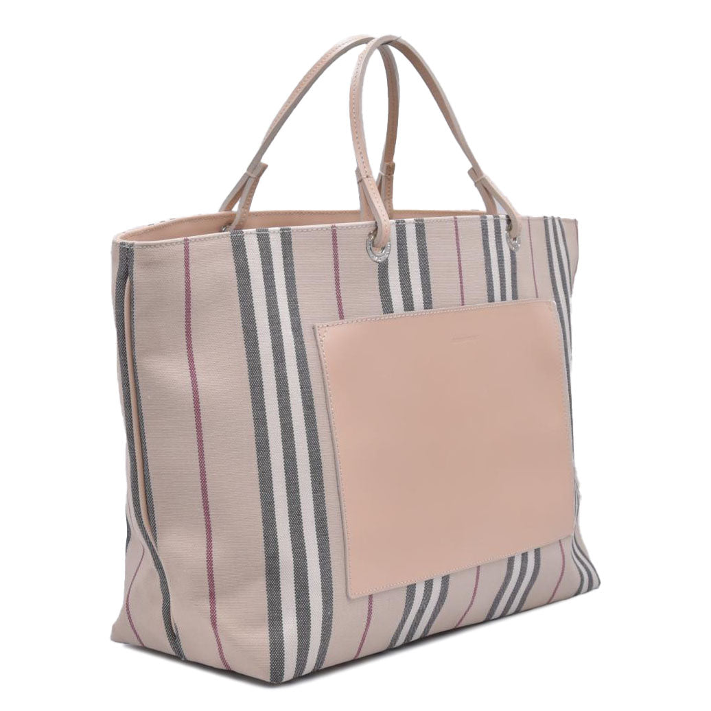 $1490 Burberry PVC Beige Tote CONSIGNMENT 10021249