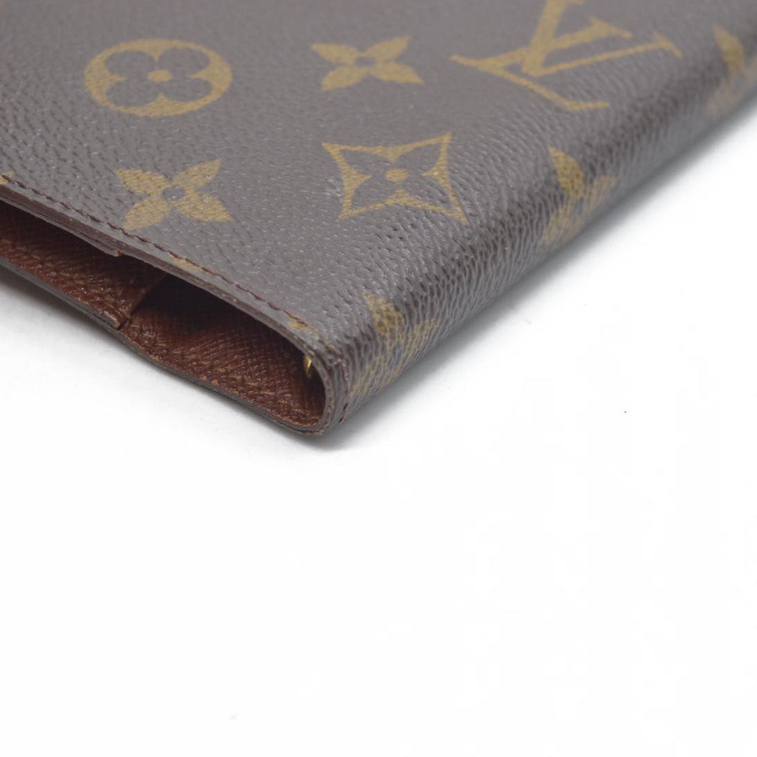 $505 Louis Vuitton Monogram Agenda PM Notebook Cover Brown SP1010