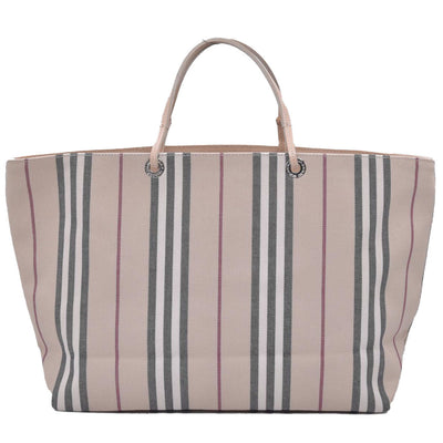 $1490 Burberry PVC Beige Tote CONSIGNMENT 10021249