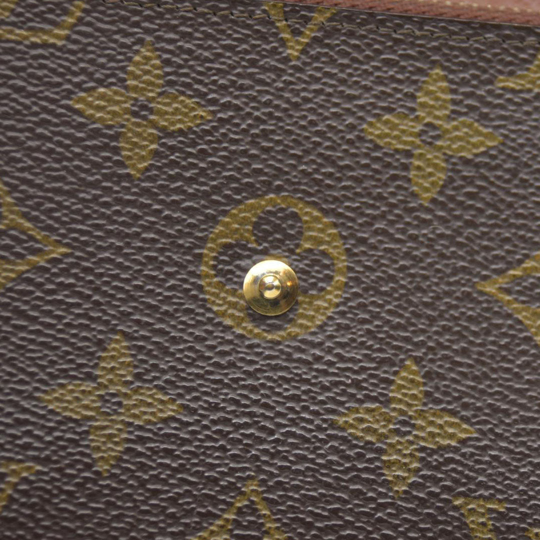 Louis Vuitton $725 Monogram Portefeiulle Sarah Long Bifold Wallet AN1920 CONSIGNMENT