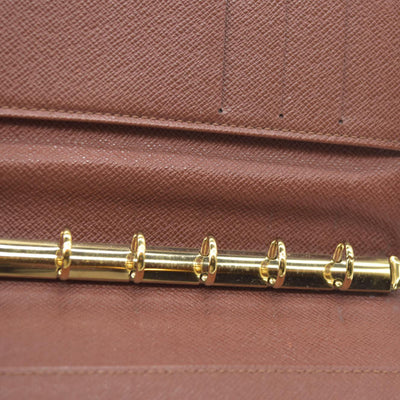 $505 Louis Vuitton Monogram Agenda PM Notebook Cover Brown SP1010