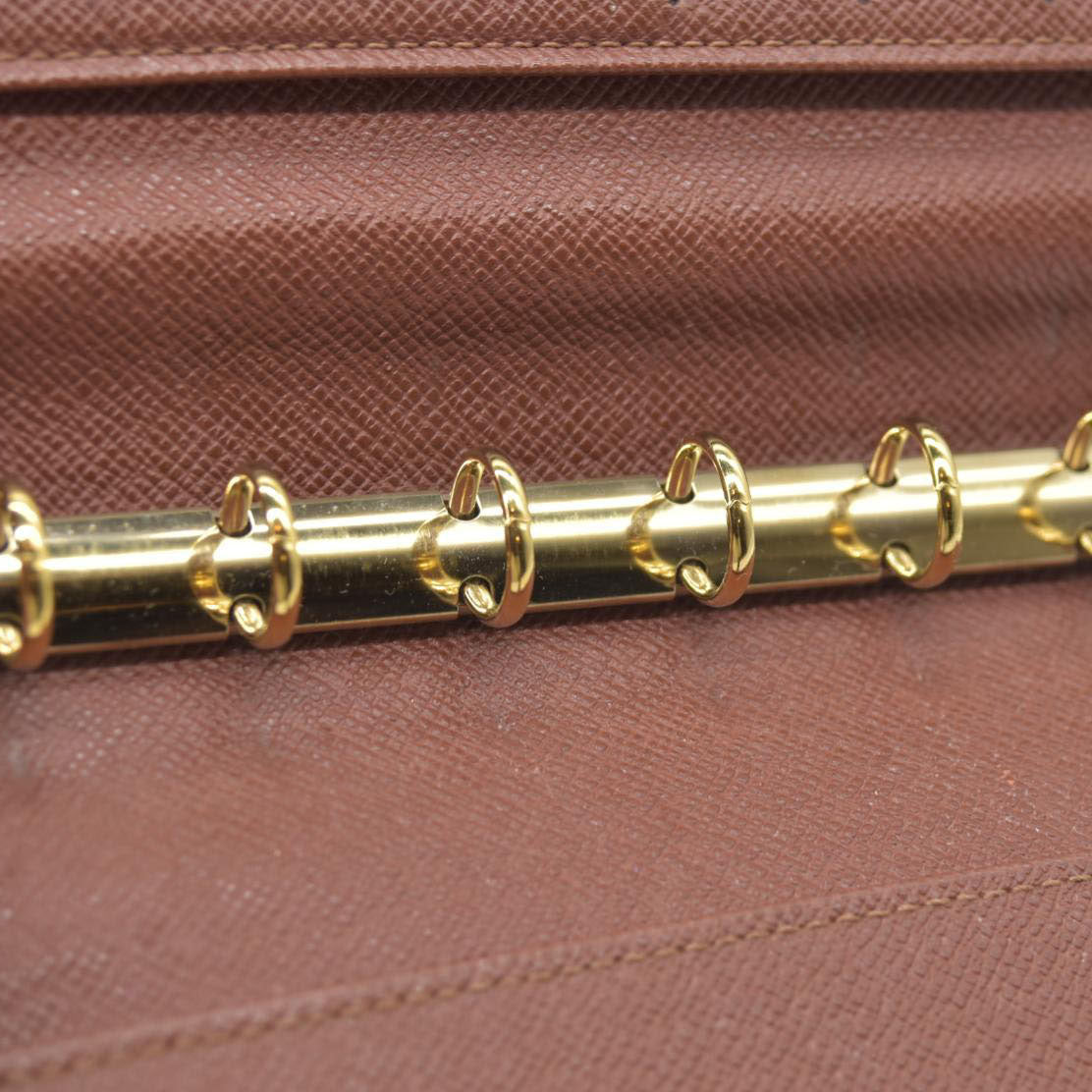 $505 Louis Vuitton Monogram Agenda PM Notebook Cover Brown SP1010