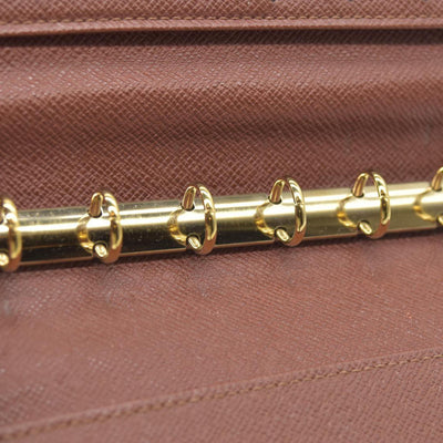 $505 Louis Vuitton Monogram Agenda PM Notebook Cover Brown SP1010