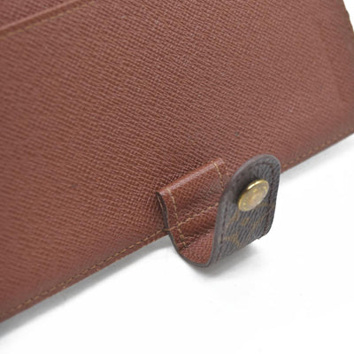 $505 Louis Vuitton Monogram Agenda PM Notebook Cover Brown SP1010