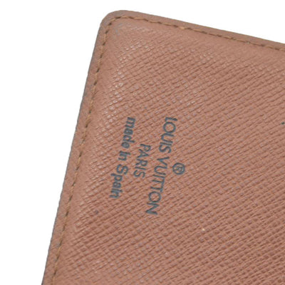 $505  Louis Vuitton Monogram Agenda PM Notebook Cover Brown CA0969