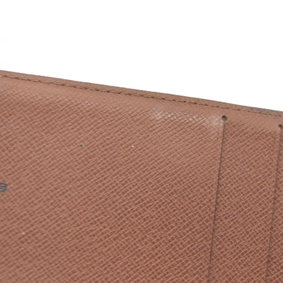 $505  Louis Vuitton Monogram Agenda PM Notebook Cover Brown CA0969