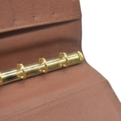 $505  Louis Vuitton Monogram Agenda PM Notebook Cover Brown CA0969